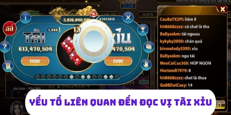 Một số yếu tố liên quan đến đọc vị trong Tài Xỉu